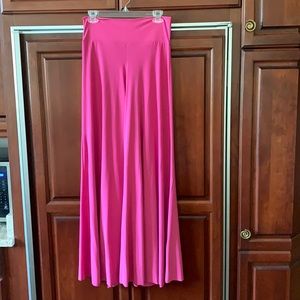 Hot pink wide leg pants